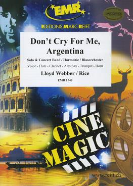 Don't cry for me, (Solo Voice)